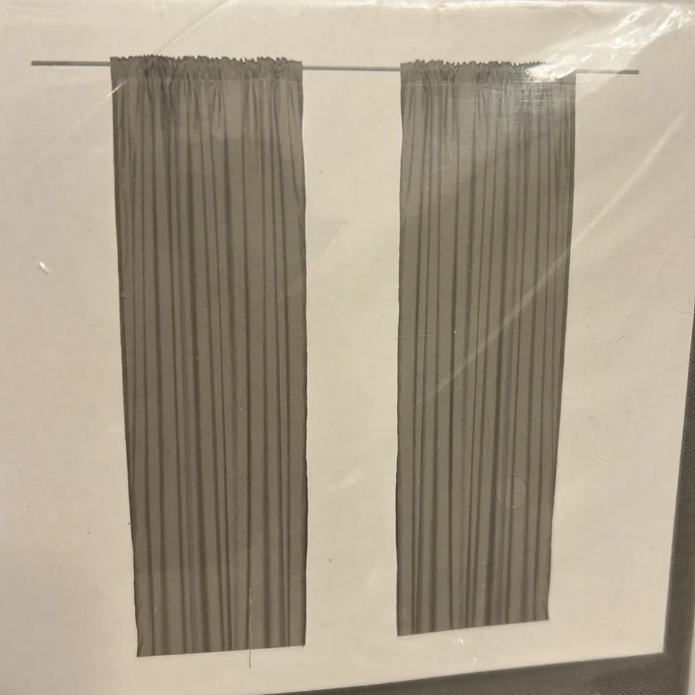 IKEA Vivan Gray Curtains